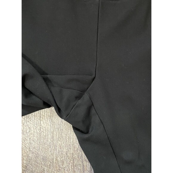 J Jill Ponte Pants Black Pull On Stretch Knit Petite MP LP Fit Cropped Trousers - Picture 4 of 8